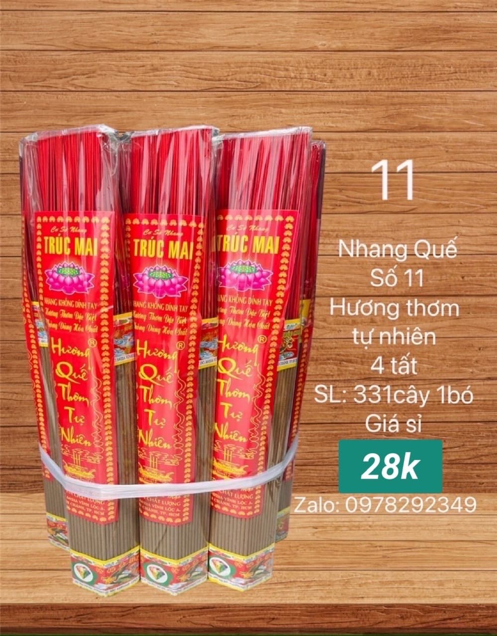 bó 331 cây 4 tất