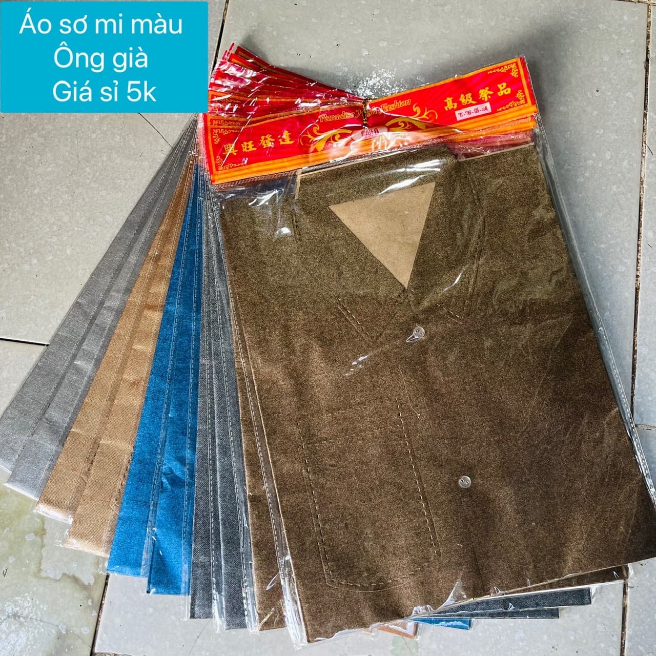 áo sơ mi màu