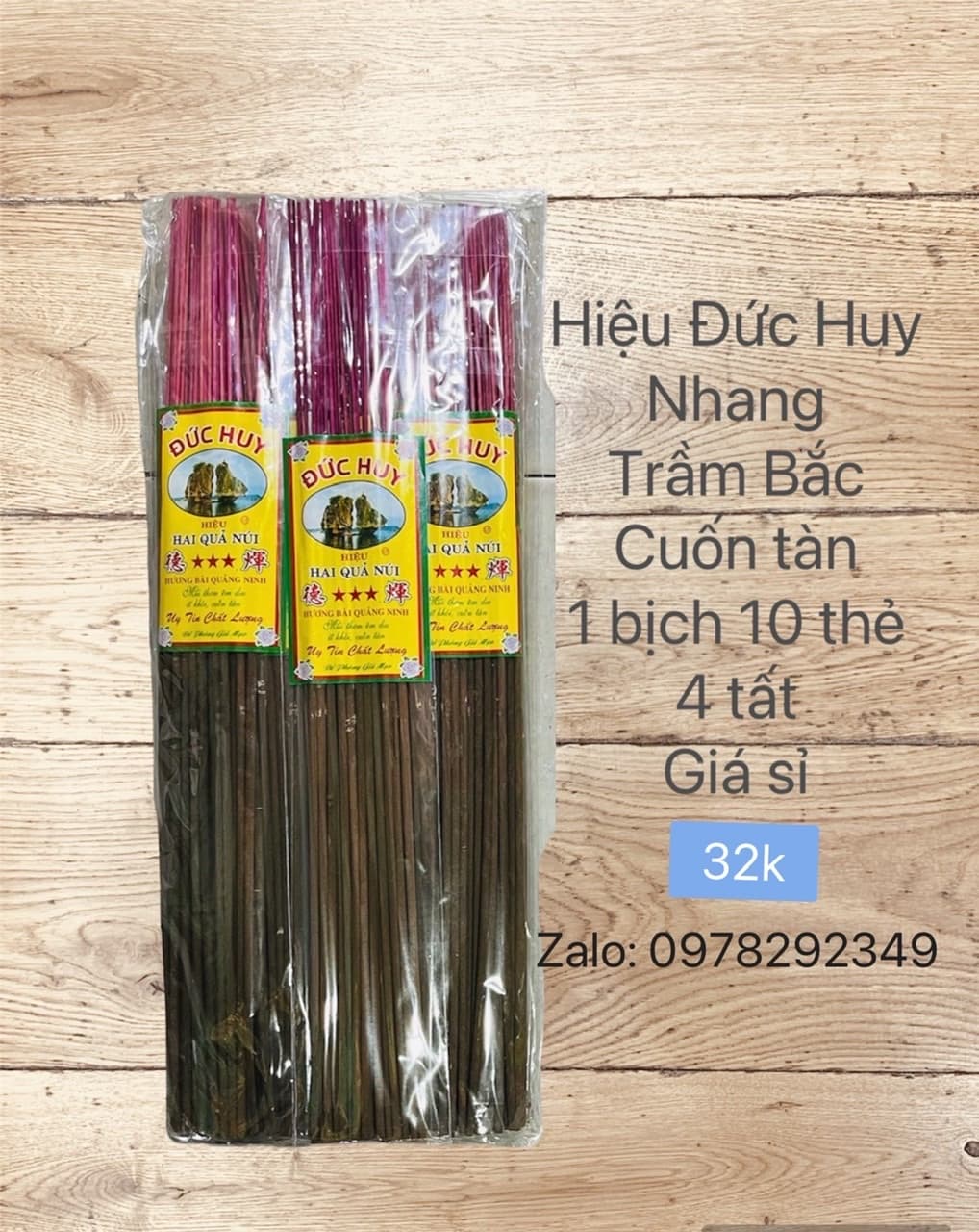 Nhang Trầm Bắc cuốn tàn hiệu đức huy