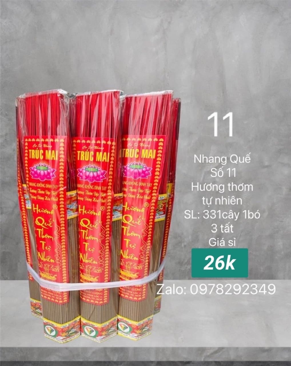 nhang quế 331 cây